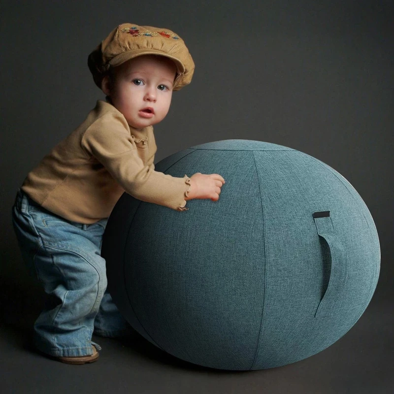 2021 новый спортивный мяч для йоги с ручкой и чехлом насосом Пилатес фитнес