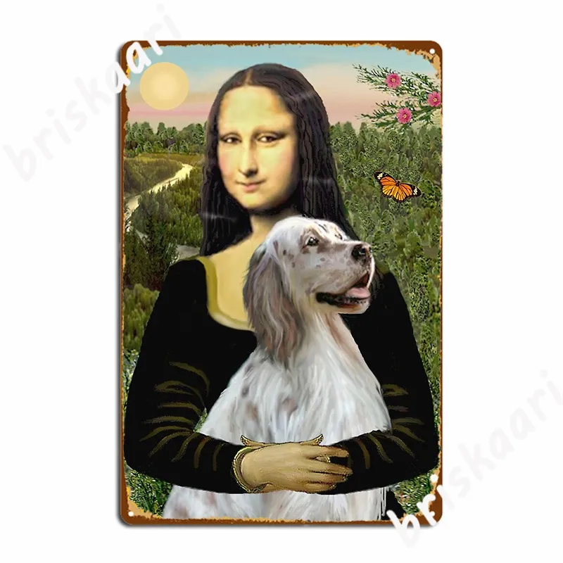 

Плакат с надписью «Mona Lisa And Her» на английском языке