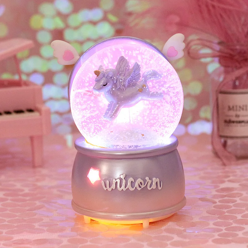 10*15 8 см снежное освещение хрустальные шары aking стеклянная музыкальная шкатулка