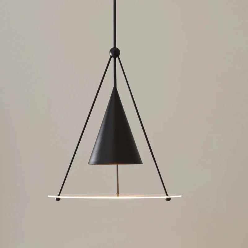 저렴한 북유럽 포스트-매우 간단하고 창의적인 레스토랑 싱글 헤드 작은 샹들리에 침실 호텔 바 커피 숍 샹들리에