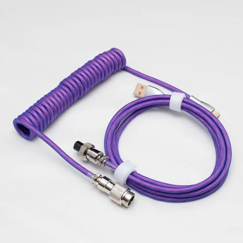 Спиральный USB-кабель для клавиатуры, 1,8 м