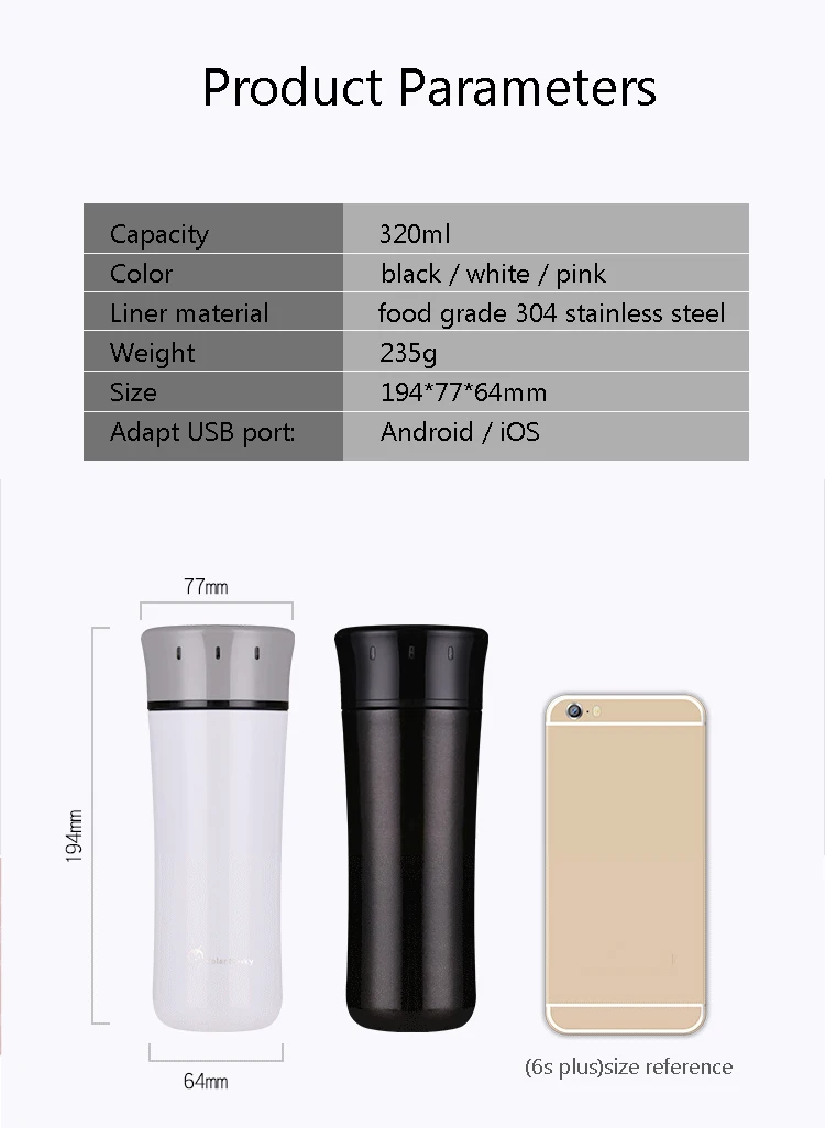 DMWD 320 мл USB бутылка для подогрева воды мини электрический чайник DC5V нержавеющая сталь чашка для воды для путешествий автомобиля/power Bank/компьютера