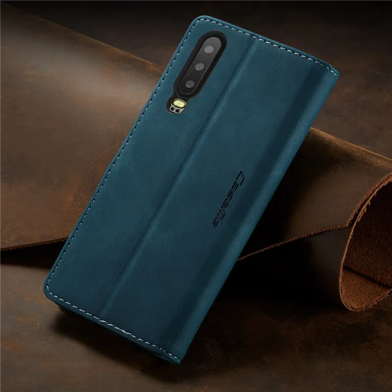Кожаный чехол-книжка в стиле ретро для huawei P Smart, чехол-кошелек для huawei mate 30 P30 Lite P20 Pro Honor 10 Lite/9 Lite, чехол
