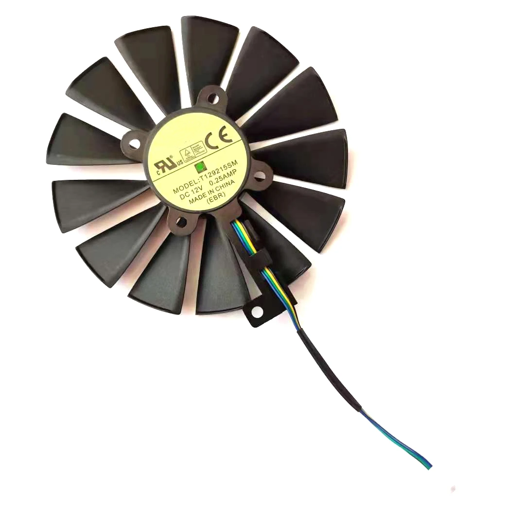 Вентилятор для видеокарты ASUS ROG STRIX Dual RX 470 570 AMD RX470 RX570 GTX1050TI GTX1080TI T129215SM PLD10010S12H |
