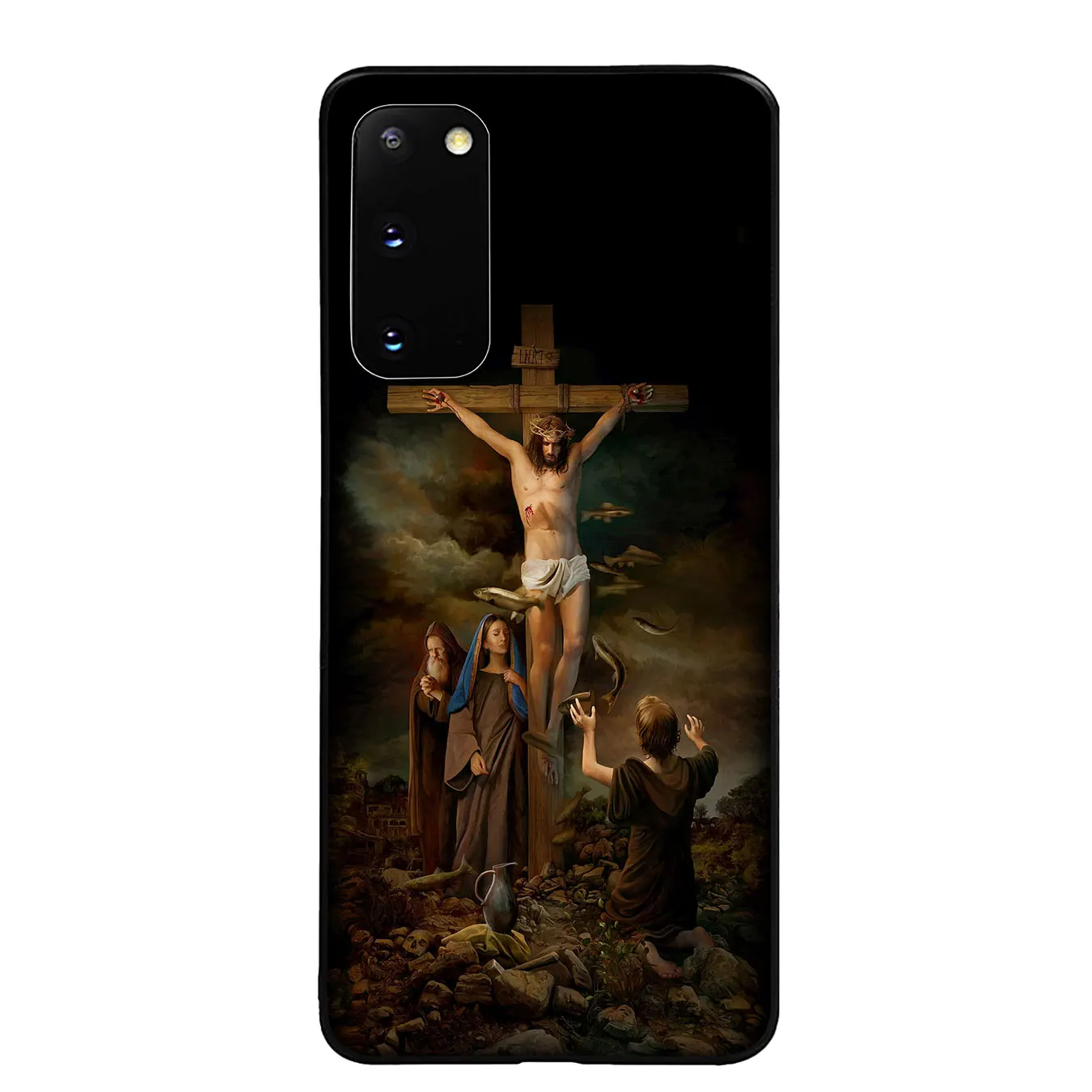 Bible verse Jesus Christ Philippians Soft Phone Case for Samsung Galaxy A9 A8 A7 A6 A5 A3 A2 Core J8 J7 J6 J4 Prime Plus 2018 |