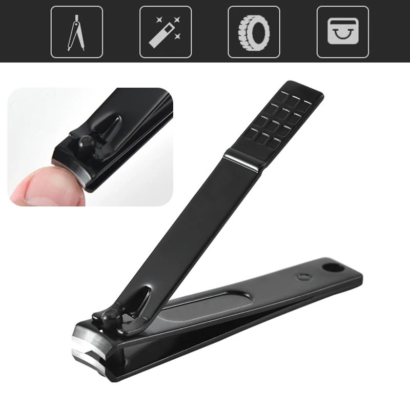 1*Travel Hygiene Dead Skin Remover Edge Cutter Stainless Steel Nail Clipper Fingernail Cutting Trimmer Machine Toenail Scissors - купить по