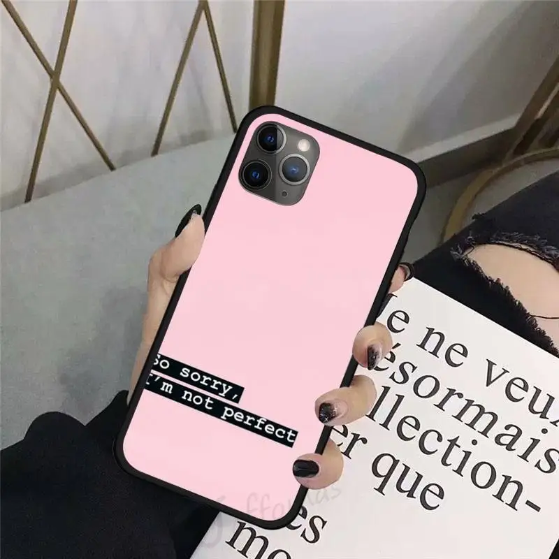 

No Bad Vibes rainbow color Text Phone Case For iphone 8 11 12 Redmi note 8 9 s huawei p 30 pro lite plus cover shell funda