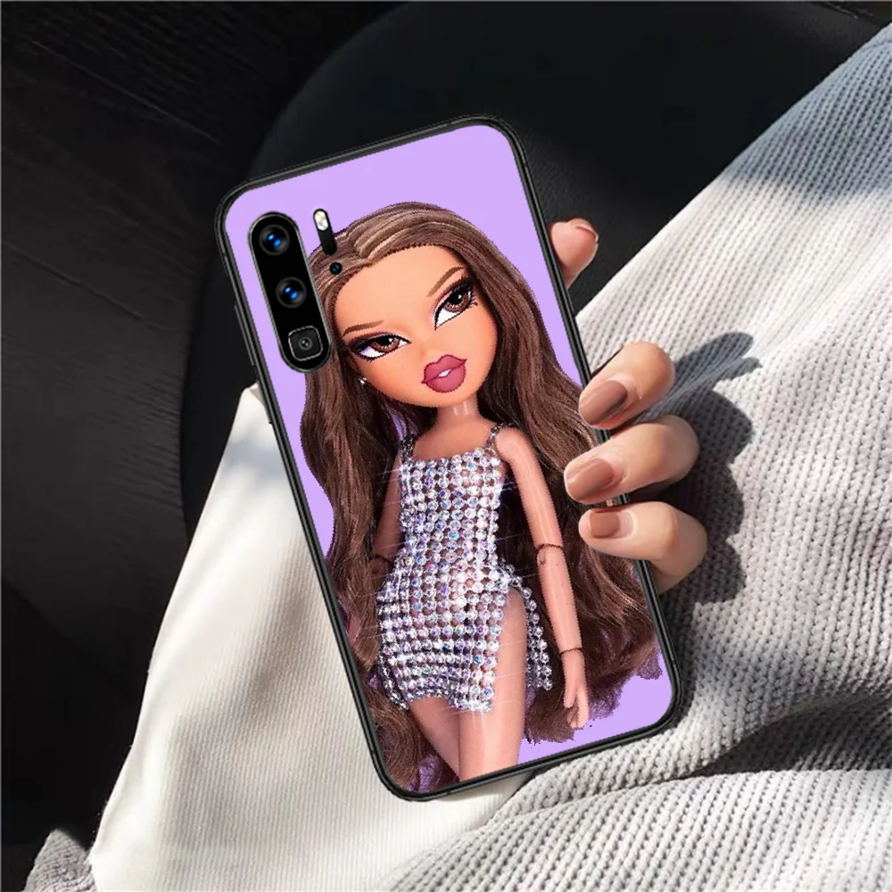 

Lovely Doll Bratz Phone Case For HUAWEI P 9 10 20 30 40 Lite Pro smart Z 2019 Nova 5T 6 7 i black Back Soft Hoesjes 3D Funda