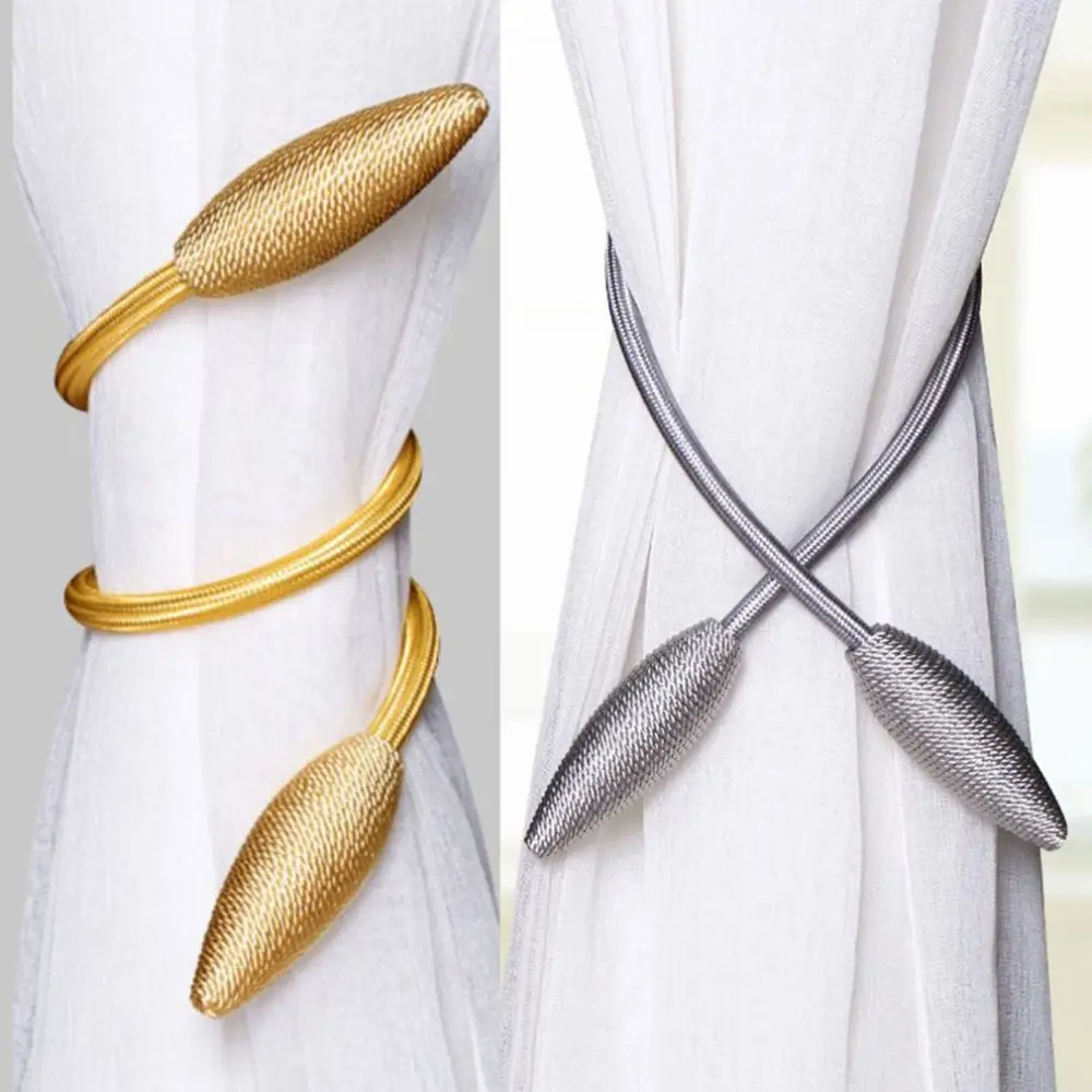 

Magnetic Curtain Tiebacks Universal Curtain Tie Rings Modern Curtain Rope Living Room Curtain Buckle