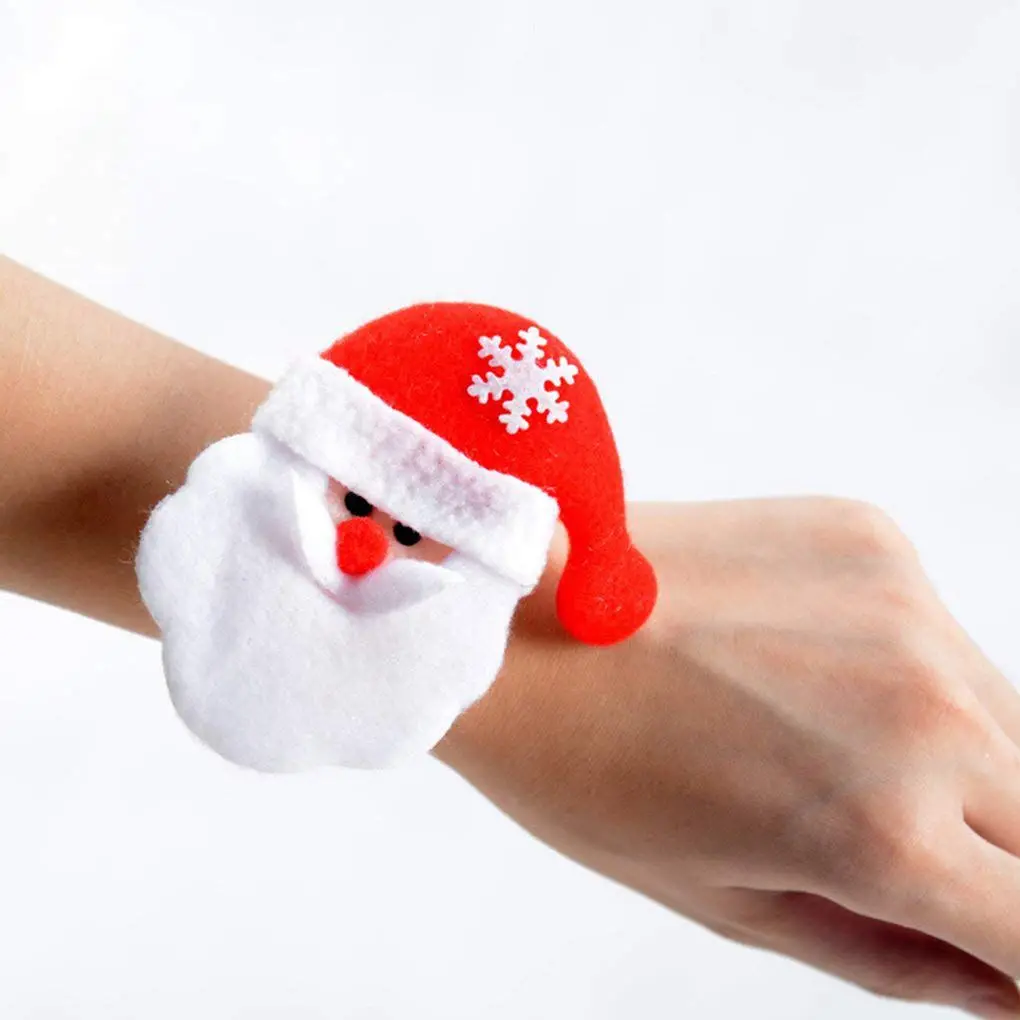 4 шт. рождественские браслеты на запястье вечерние сумки наполнители подарки для