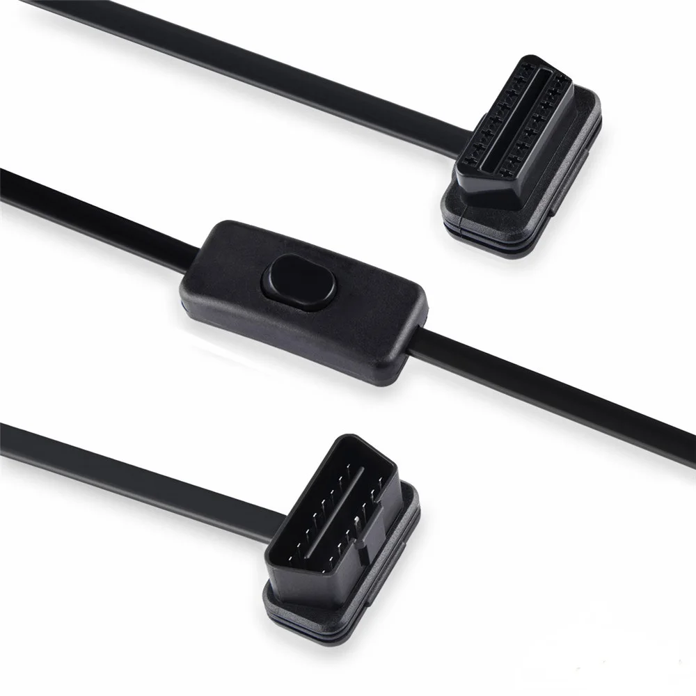 Кабель ELM327 к 16-контактному OBD2 разъему OBD 2 кабель 16-контактный гнездовой разъем II с