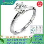 Скидка 98%! Женское кольцо из 18-каратного золота, 6 мм, 1 карат