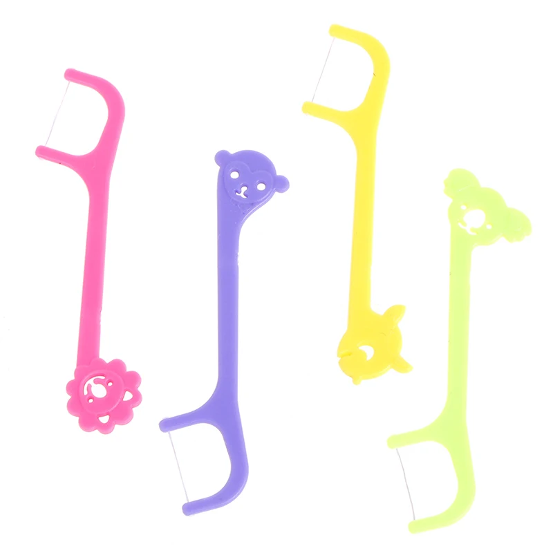 96 × детский стоматологический Стик для зубной нити зубная нить зуб выбирает