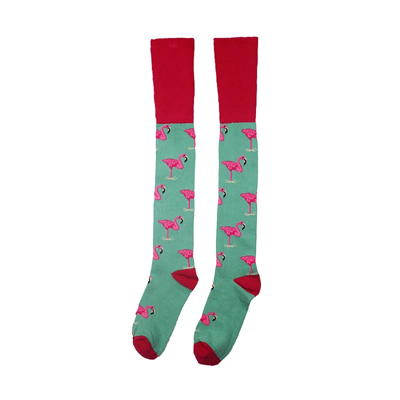 

Sexy Socks Striped Long Socks Women Stockings Warm Thigh High Stockings Ladies Girls New Fashion Bird Knee Socks Women