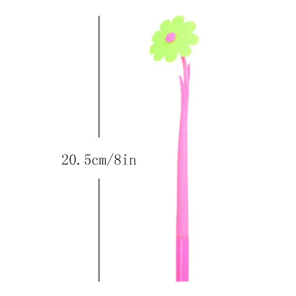 10 шт. инновационный мягкий цветочный мультипликационная гелевая ручка из