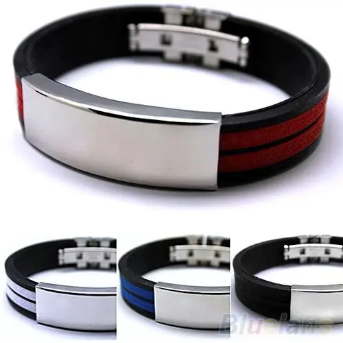 Горячая распродажа! Мужской модный Повседневный Браслет из нержавеющей стали и