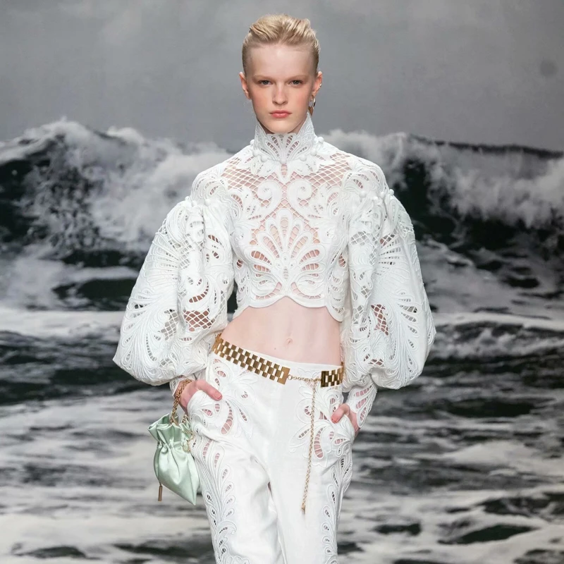 Женский топ с вышивкой и длинным рукавом однотонный этнический Топ в стиле ретро