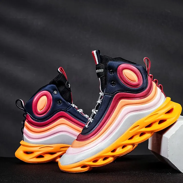 2020 модная мужская уличная спортивная обувь в стиле хип-хоп высокие массивные