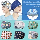 Шляпа с принтом фруктов для ресторана, мужчин, женщин, мужчин, шеф-поваров, шляпа для спа, лабораторной хирургии, Униформа, аксессуары, впитывающая пот Защитная шапка