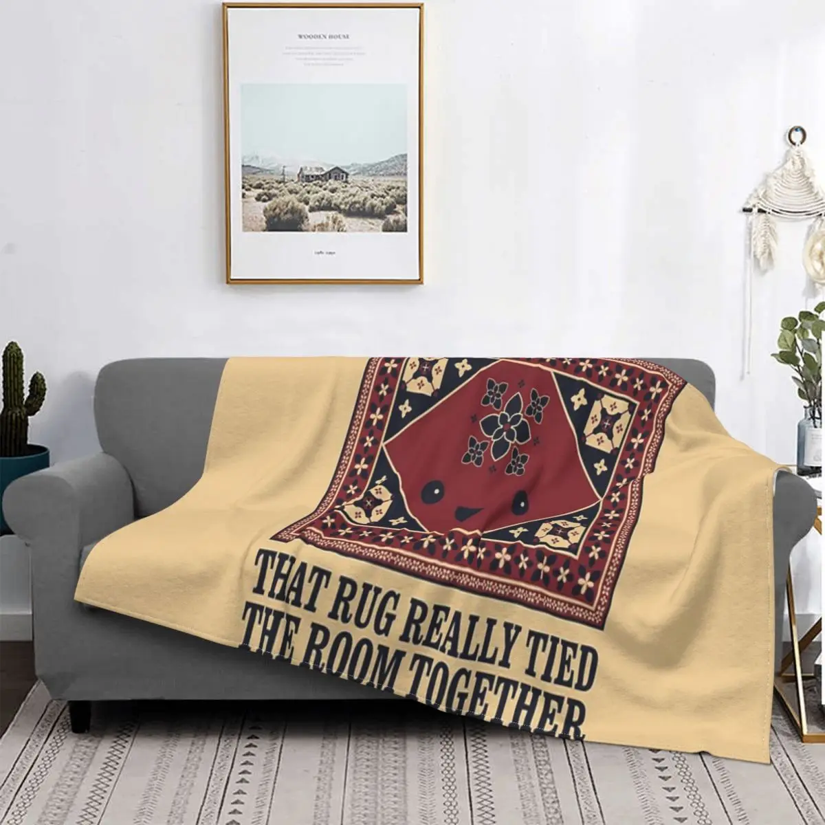 

The Big Lebowski - 2 Manta, colcha para cama a cuadros, colchas, manta con capucha, cuadros y fundas