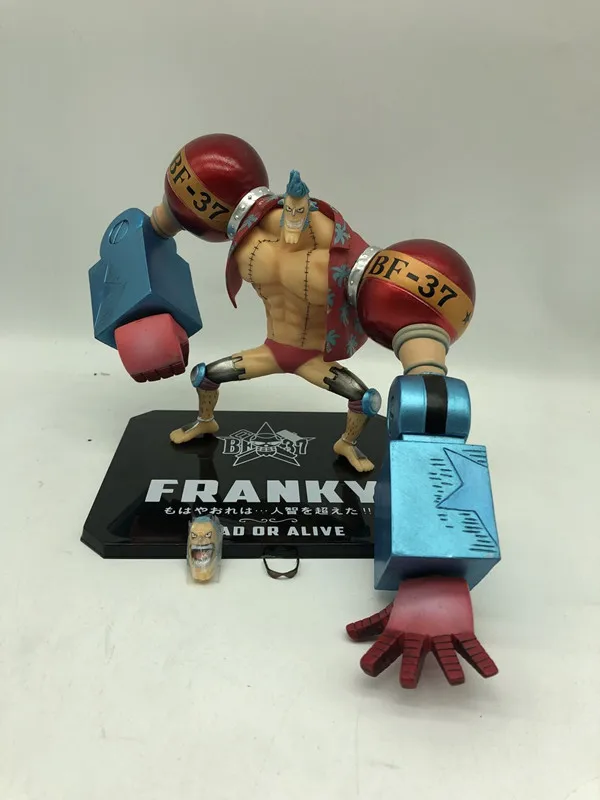Одна штука ноль две головки. Экшн фигурка Franky раскрашенная нового мира Ver. фигурки