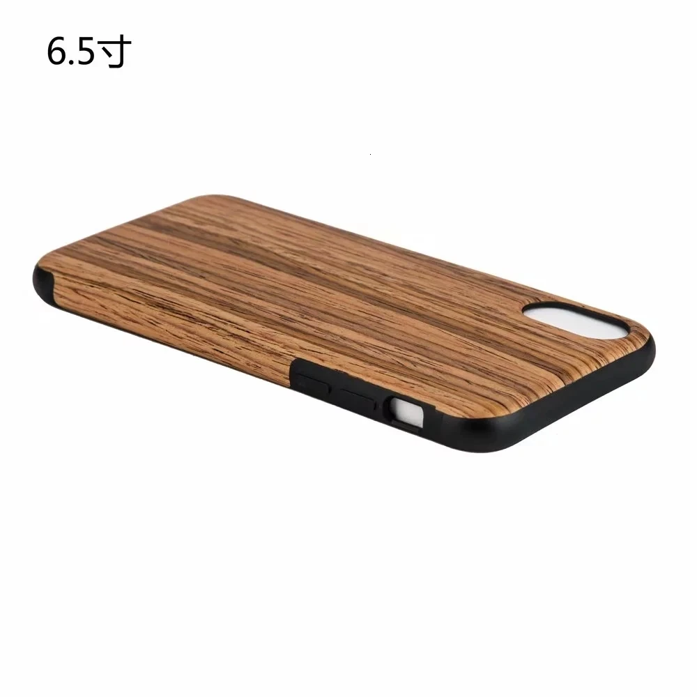 Настоящий деревянный ящик для IPhone X 8 7 6s Plus 5 SE 11 Pro Xs Max Xr Fundas из натурального дерева мягкая Задняя накладка чехла из ТПУ