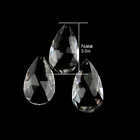 1 шт. солнцезащитные очки большого размера 76 мм 89 мм 100 мм, прозрачные хрустальные осветительные детали, подвески фэн-шуй для украшения люстры и штор