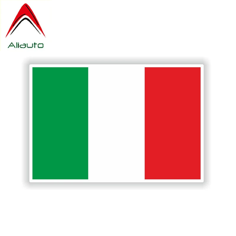 Светоотражающий итальянский флаг Aliauto декоративная наклейка аксессуары для Nissan