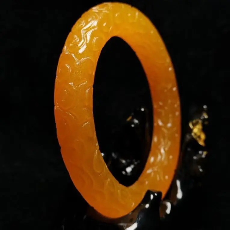 Новый натуральный нефритовый браслет класса А из нефрита с высоким ледяным