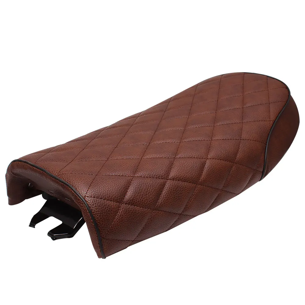 Новое коричневое мотоциклетное седло в стиле ретро для Кафе Racer винтажное