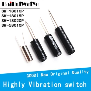20PCS/LOT SW-18010P SW-18015P SW-18020P SW-58010P 12V Highly Vibration Switch Ball Tilt Double Bead Angle Spring Sensor Switches