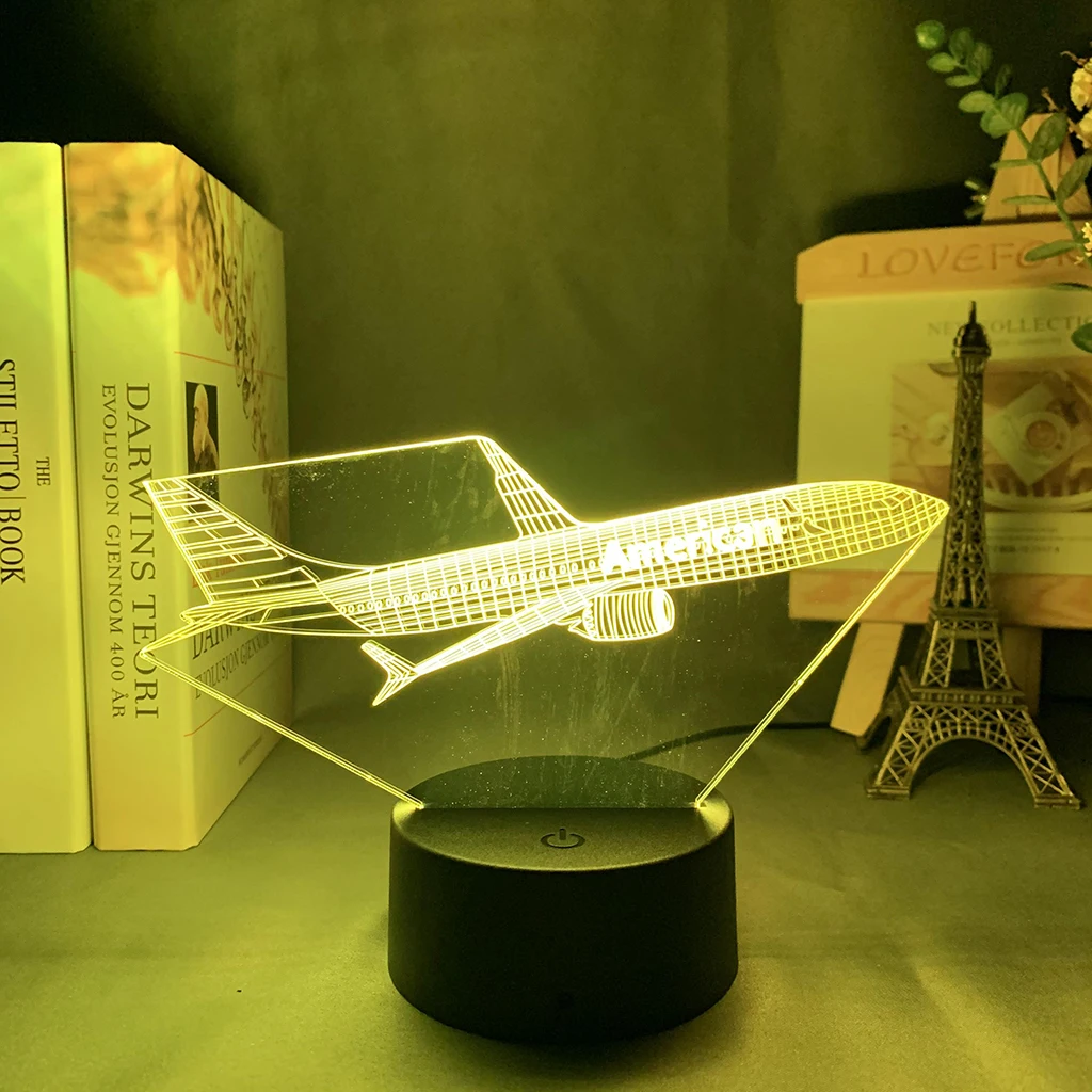Новинка 3D светодиодный креативный сенсорный светильник для детей ночник