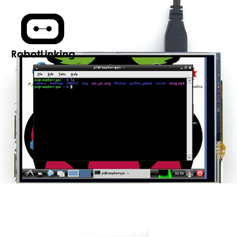 Модуль дисплея Raspberry Pi 3 5 дюйма сенсорный ЖК-экран pi 2 также поддерживает |