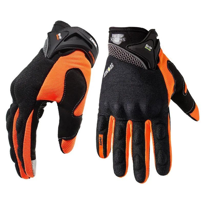 NEW Motorcycle Gloves Green Motocross Racing Gloves Full Finger Cycling Guantes Moto Motorbike Summer Luvas Da Motocicleta