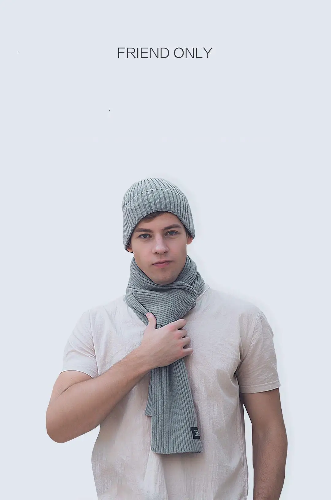 Xiaomi Fashion Warm Cashmere Knitting Scarf Stylish Warm Comfortable Anti Pilling Core Yarn Material Elastic Crisp Xiomi Scarf