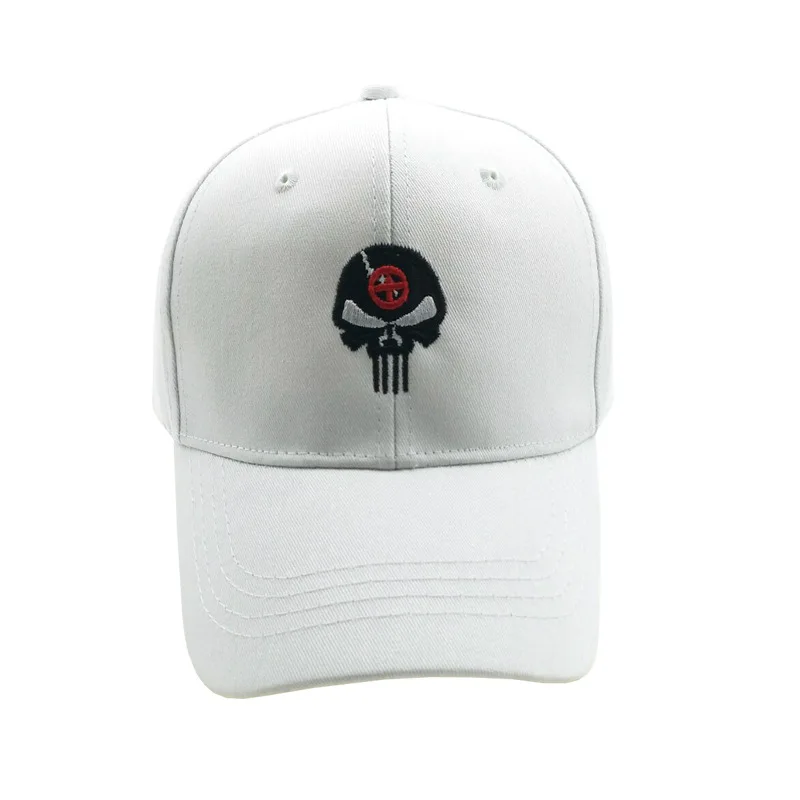 Кепка от солнца с вышивкой черепом | Аксессуары для одежды