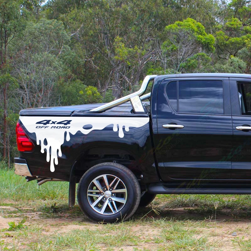 2 шт. виниловые автомобильные наклейки для toyota hilux 2015 2016 2017 2018 2019 | Автомобили и