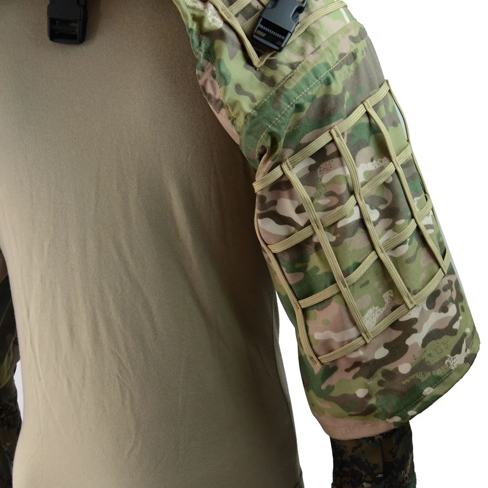 Тактический Костюм Ghillie Multicam для страйкбола стрельбы камуфляжный снайперский