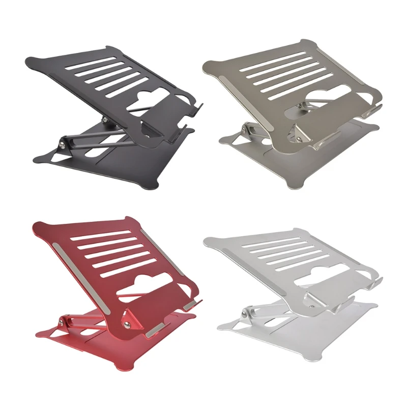 Height Adjustable Laptop Stand Ergonomic Stable Laptop Riser Heat Dissipation
