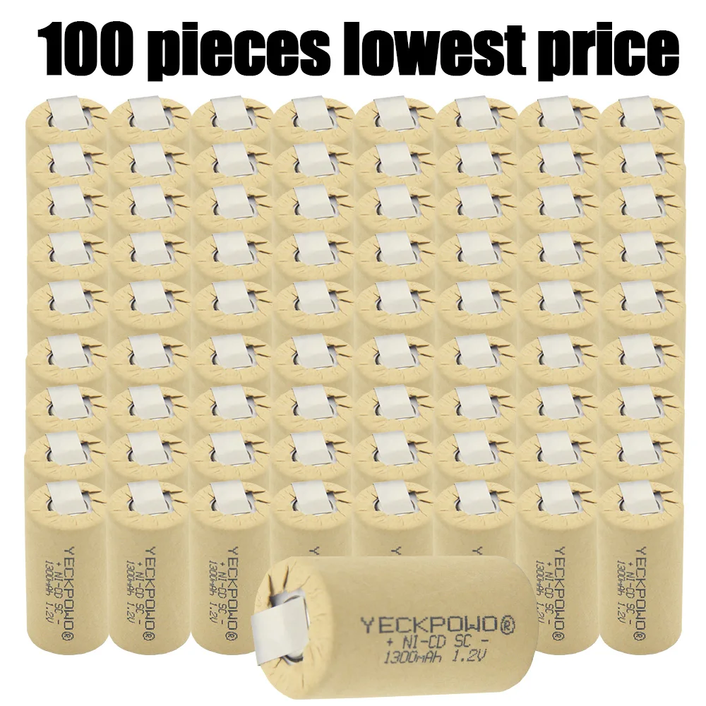 Аккумуляторные батареи SC SUB C akkus 100 мАч плоская батарея склад в Европе Доставка