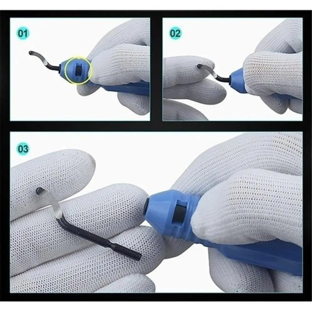 

Trimming Knife Scraper Deburring Tool Metal High Speed Anti-Slip Handle Burr from Aluminum Copper Brass Plastic Pipes Tool Parts