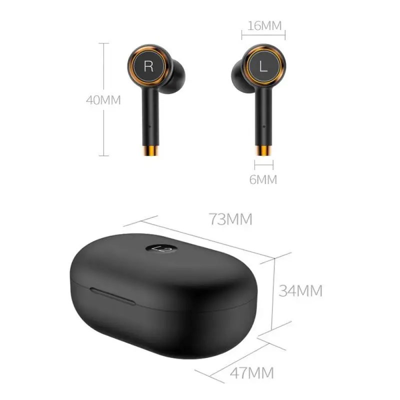 Наушники вкладыши TWS True Wireless Bluetooth наушники гарнитура зарядки коробка для