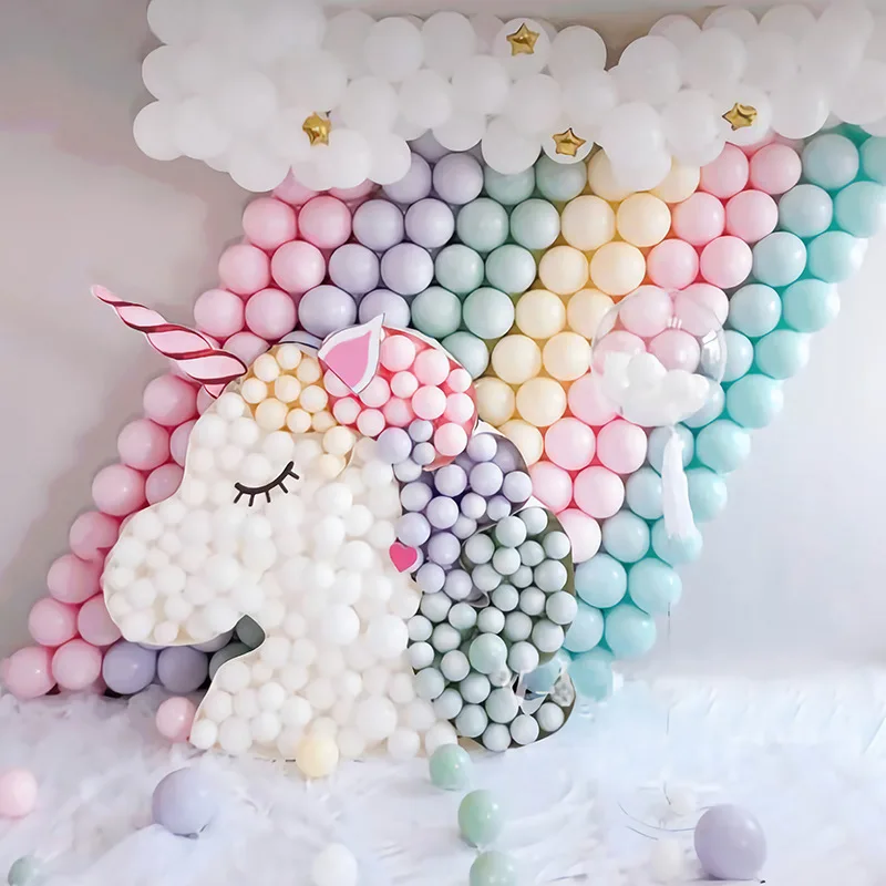 100 шт. 5 ''мгновенной проявки Macaroon латексные воздушные шары для свадьбы