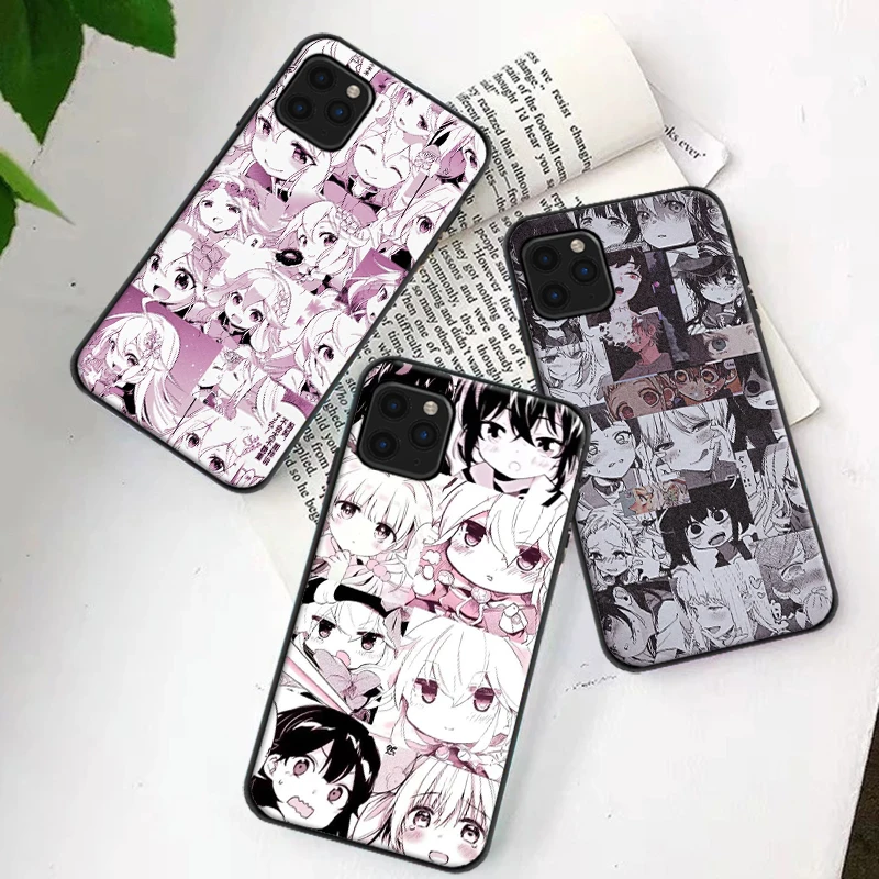 

Cartoon Japan Anime Pink Girl Phone Case For iPhone 6 6S 7 8 X XS XR 11 12 13 13 Pro Mini SE 2020 TPU Back Cover Funda Capa
