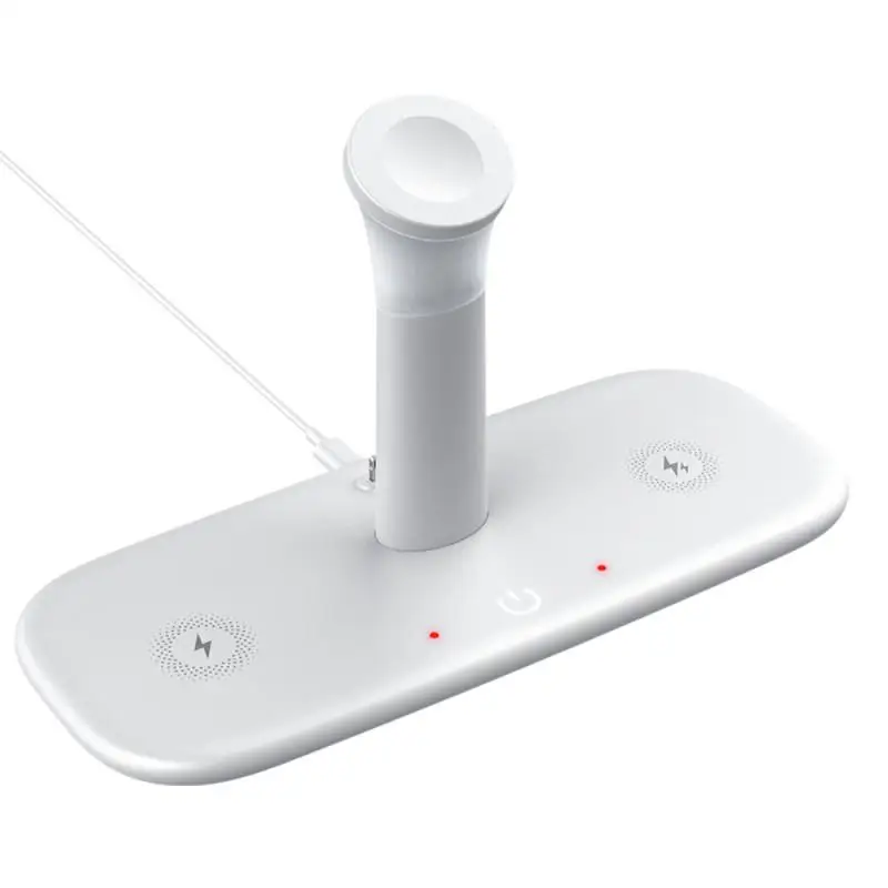 

15W QC3.0 Wireless Charger Fast Charging Charger With Lamp Wireless Charger Fast Charging For iPhone Samsung Airpods Apple Watch