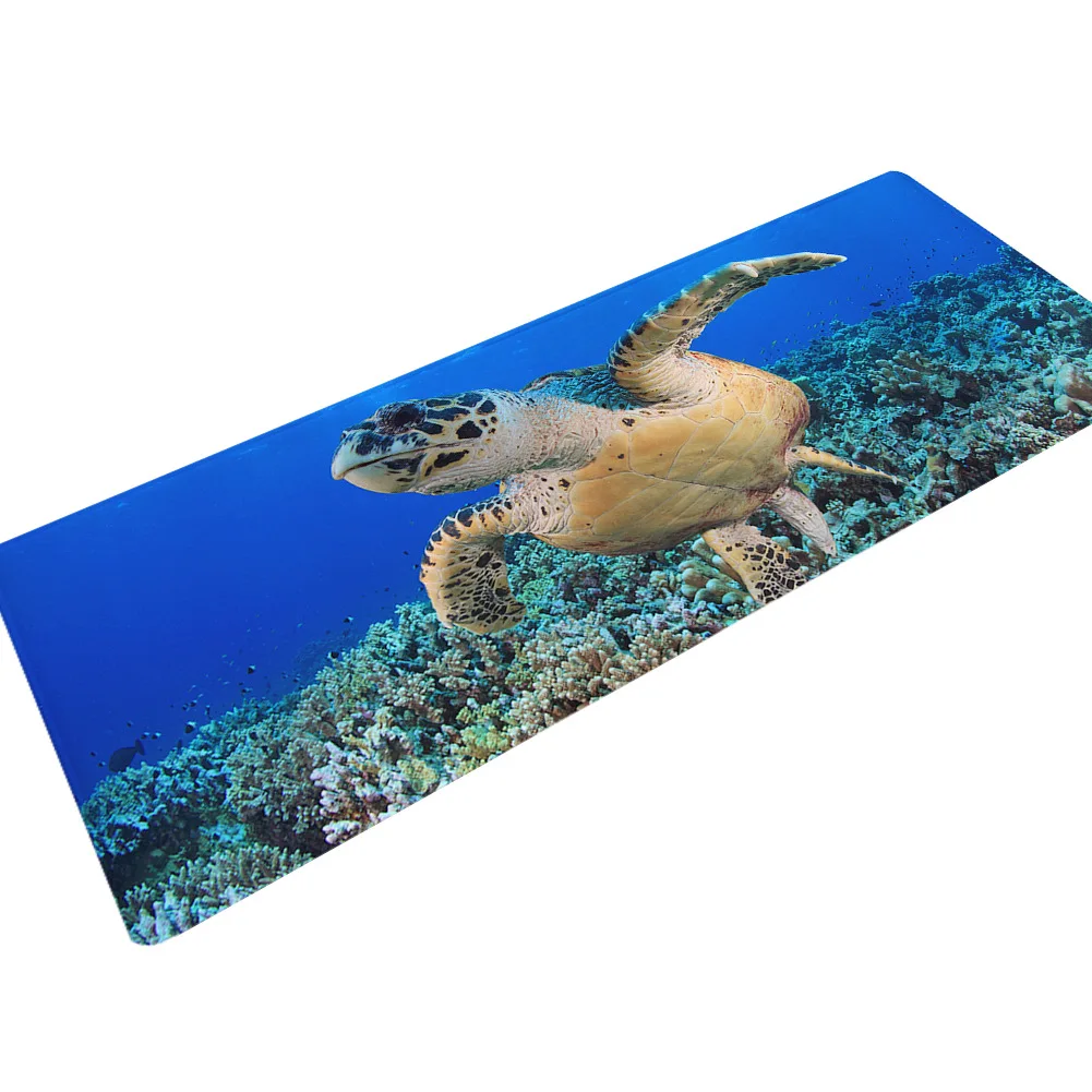 Turtle Zeegle 3d коврик с рисунком собаки милый коврик для гостиной длинный кухонный ковер нескользящий ковер для детской комнаты стул напольный коврик - Цвет: Turtle