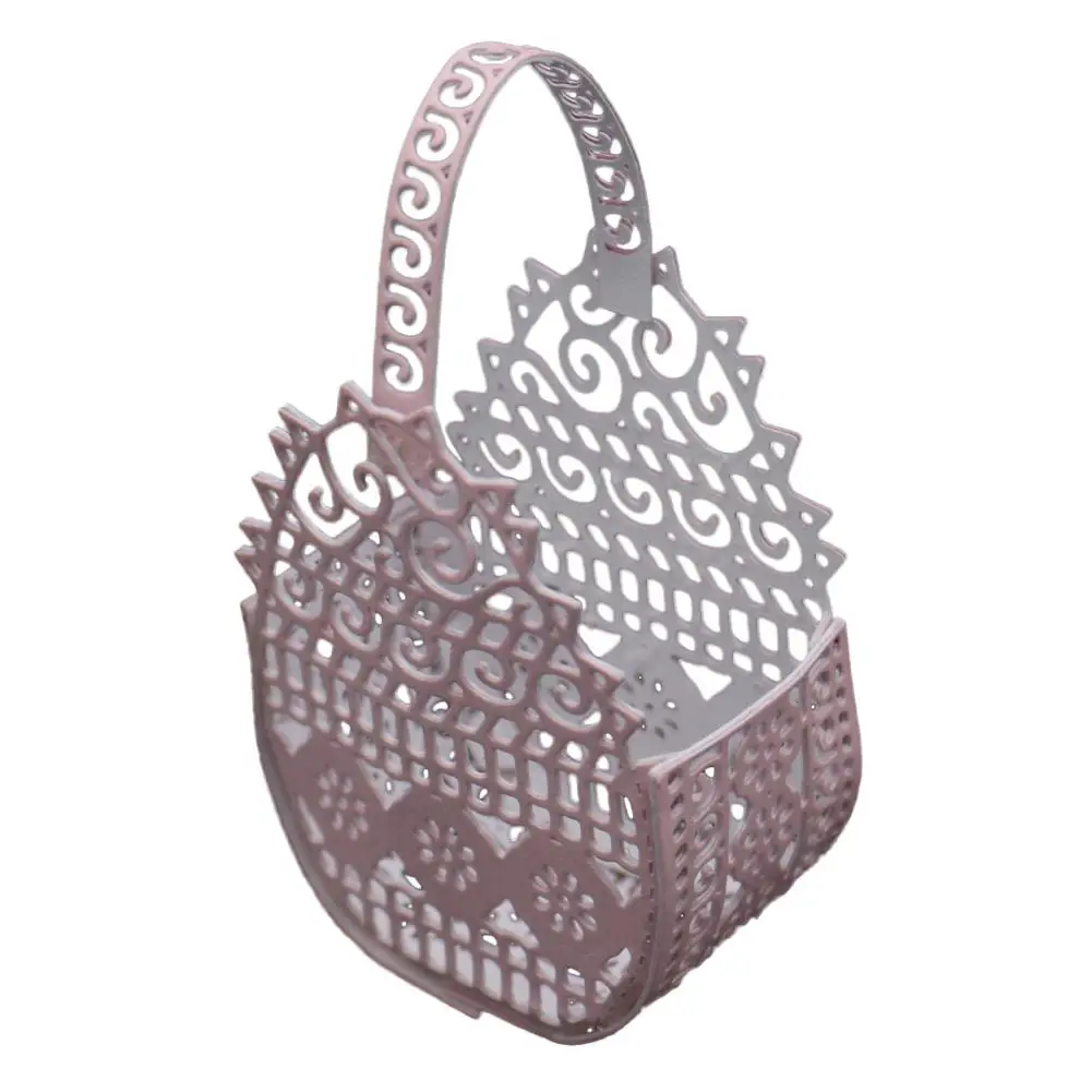 MeterMall трехмерная Цветочная корзина Вырубные штампы для скрапбукинга