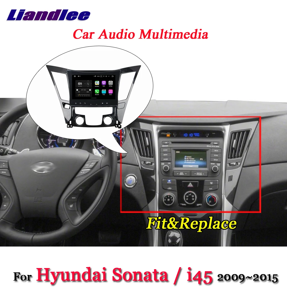 preço Liandlee Carro Sistema Android Para Hyundai Sonata/i45 2009 ~ 2015 Estéreo Rádio Vídeo Espelho Ligação Gps Mapa Navegação Navegação Multimídia
