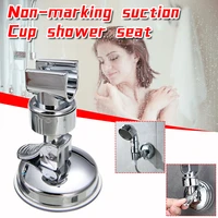suction cup handheld showerhead holder punch free plastic shower head bracket adjustable wall mounted holder for bathroom