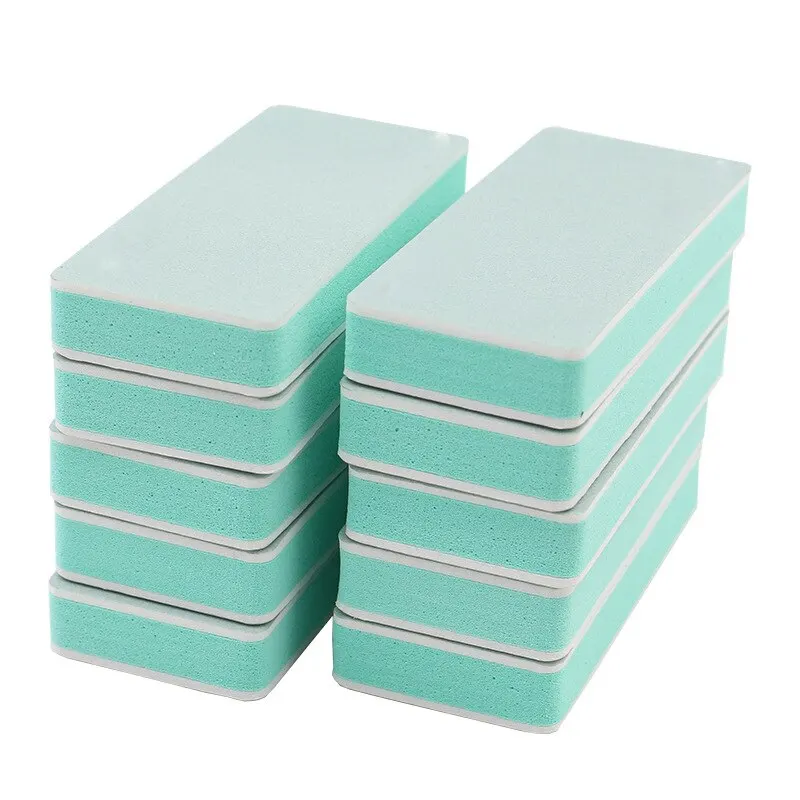 10 шт. пилка для ногтей и буферный блок двухсторонние полировальные пилки